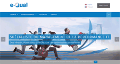 Desktop Screenshot of e-qual.fr